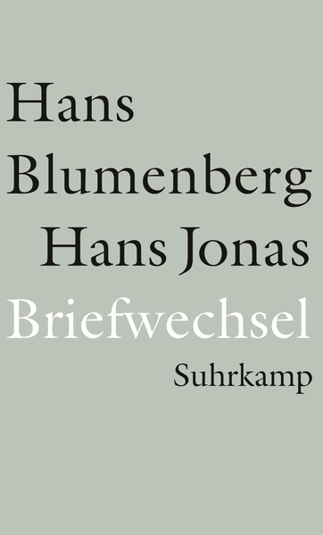 Blumenberg Jonas Briefwechsel